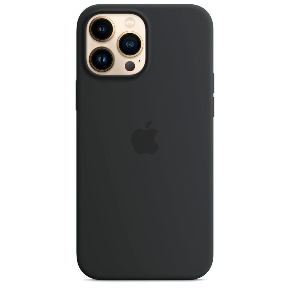Силиконовый чехол с поддержкой MagSafe Apple Silicone Case для iPhone 13 Pro Max, Midnight (Темная ночь)