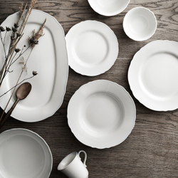 IKEA UPPLAGA  (ИКЕА УППЛАГА)  -  Тарелка, белая, 22 см