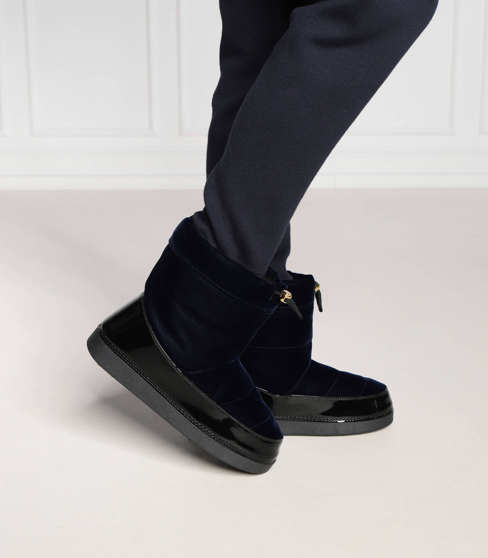 Утепленное угги MEP LOGO SMALL Giuseppe Zanotti - темно-синий(RU20053)