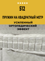 Пружинный блок независимый для дивана и матраса / армированный / 512 пружин на кв. метр / 1890*500*100 мм
