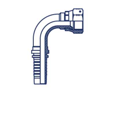 Фитинг DN 10 DKI (Г) 18x1.5 (90)