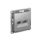 Розетка компьютерная RJ45 + RJ45 Cat 5e Systeme Electric AtlasDesign Алюминий ATN000385