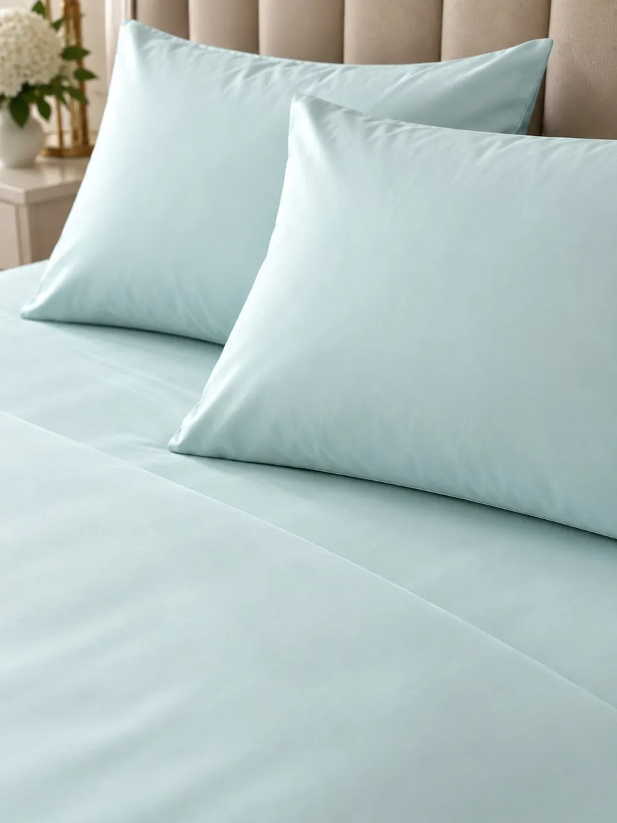 Gelin Home КПБ 6 пр. MIRA цвет мяты пододеяльник 200*220, простынь 240*260, наволочки 50*70 2шт, декоративные наволочки 50*70 2шт GLNN532 — фото 4