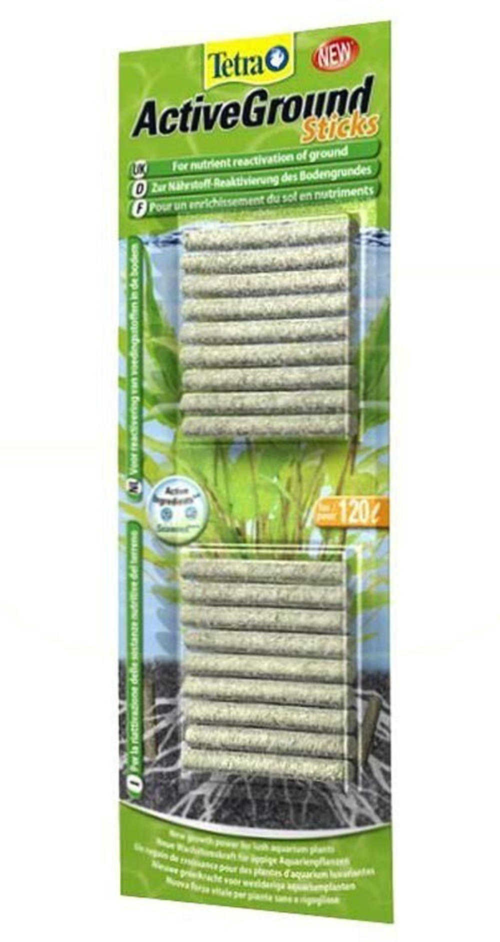 Tetra ActiveGround Sticks, удобрение, 2х9шт