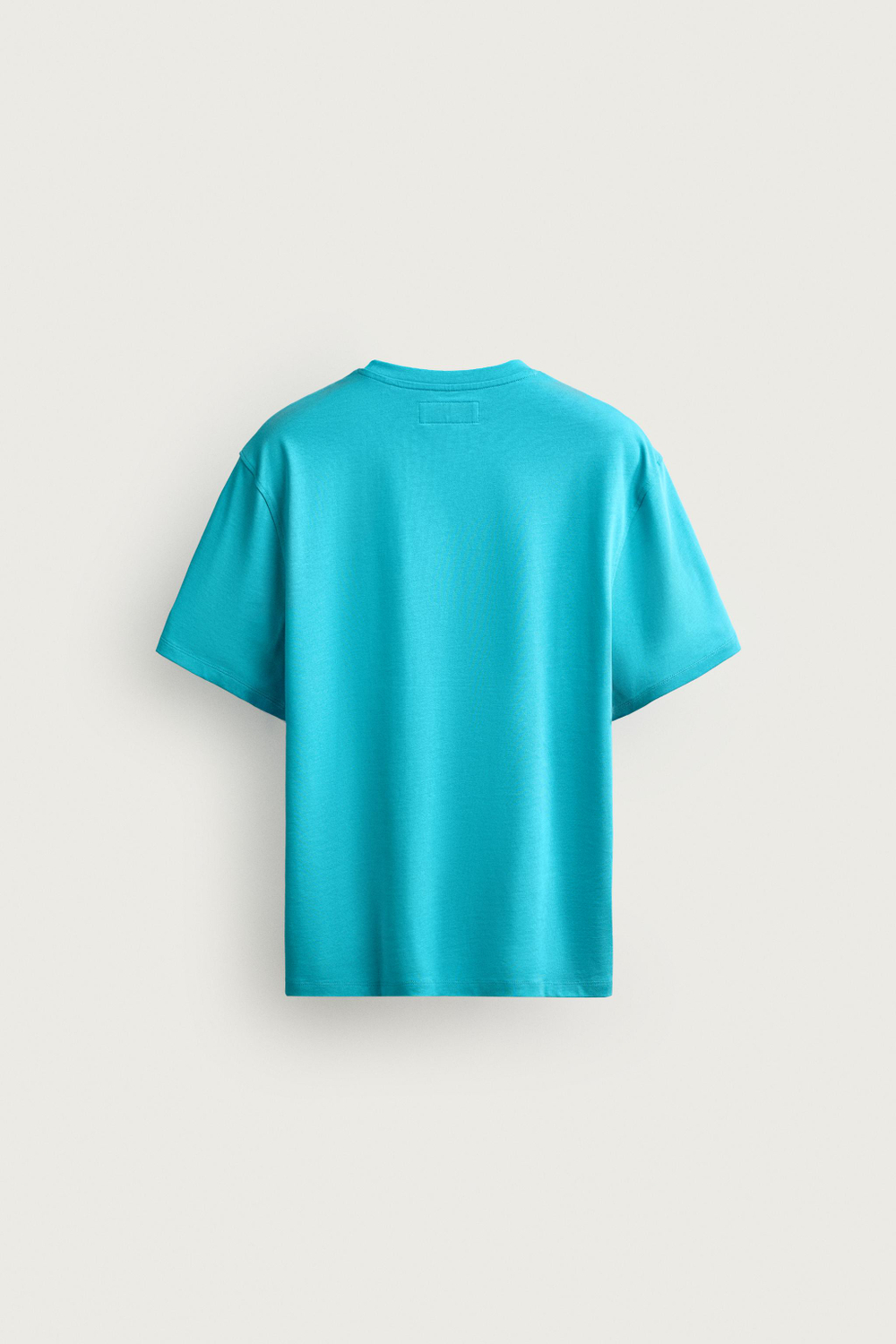 ФУТБОЛКА ИЗ ПЛОТНОГО ХЛОПКА С КОРОТКИМИ РУКАВАМИ — ZARA · 4092/443