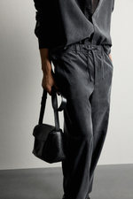 СТРУЯЩИЕСЯ БРЮКИ RELAXED FIT — ZARA