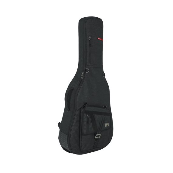 GATOR GT-JUMBO-BLK - чехол серии Transit для акустической гитары Jumbo, цвет темно-серый