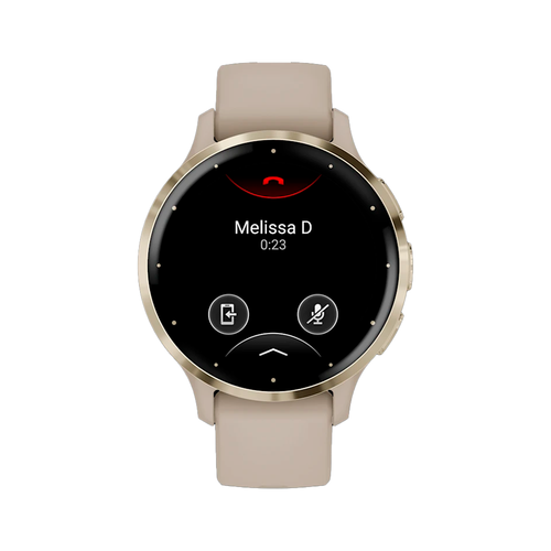 Умные часы Garmin Venu 3S, 41mm, Soft Gold / French Gray (010-02785-02)