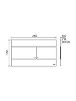Инсталляция OLI 120 ECO Matrix Square + кнопка Slim хром
