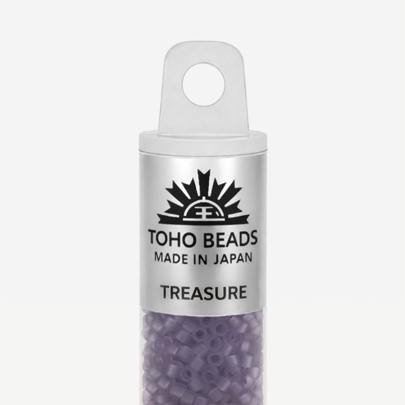 Японский бисер TOHO Treasure (№19F), прозрачный матовый