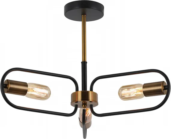 Потолочная люстра IL8253-3COU-79 BK GD ILLUMICO