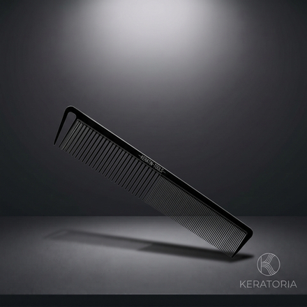 Расчёска карбоновая комбинированная Keratin Tools