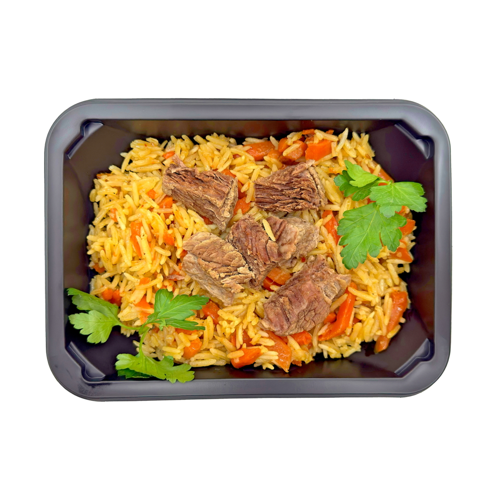 Плов с говядиной 250г.