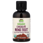 NOW Foods, Real Food, органический архат, низкокалорийный глицеритовый подсластитель, шоколад, 53 мл (1,8 жидк. унции)