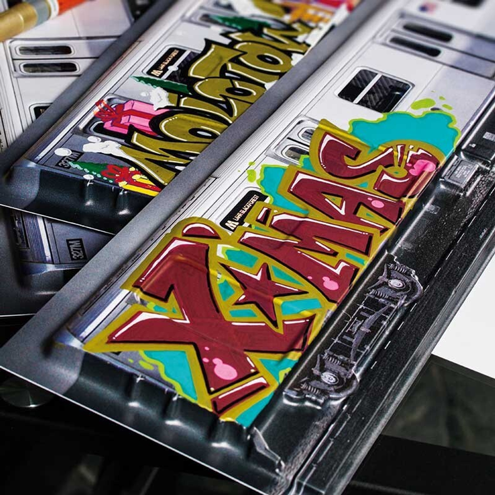 Холст 3D MOLOTOW Train poster N.Y.C. (Big)
