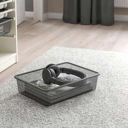Ящик для хранения IKEA TROFAST (ТРУФАСТ), Темно-серый, 42x30x10 см