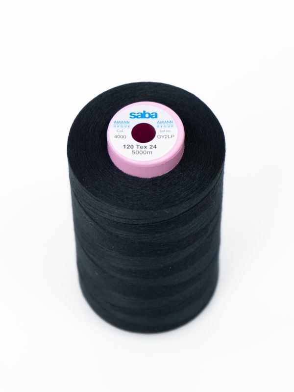 Нитка универсальная Mettler Saba 120 Tex 24 (5000 м), 5 кат. | цв. 4000