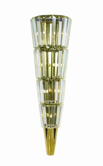 Бра светодиодное NewRgy W2800E/7A GOLD+CLEAR, 7×10 Вт, золотое и прозрачное