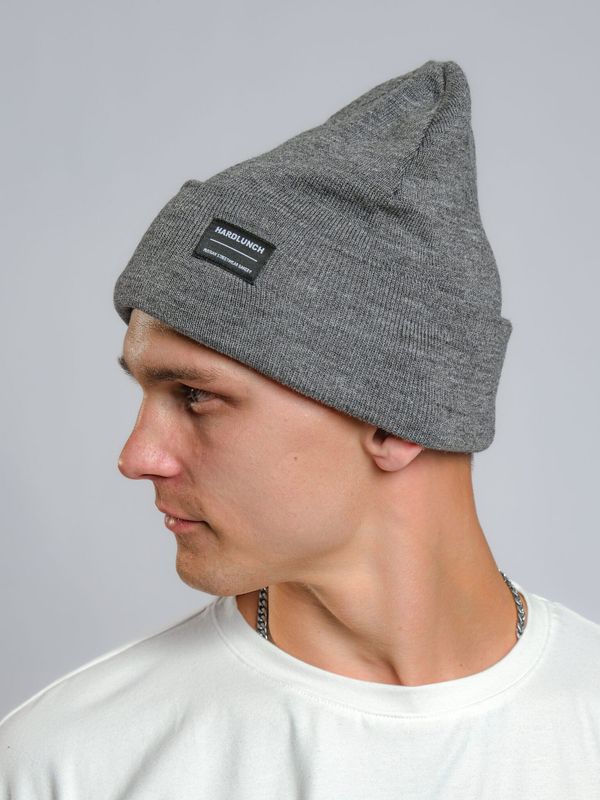 Шапка Beanie classic темный меланж - фото 3