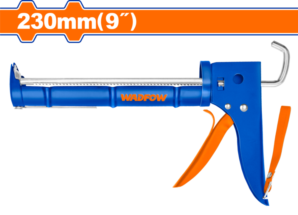 Пистолет для герметика 230 мм (12/24) WADFOW WCG2309