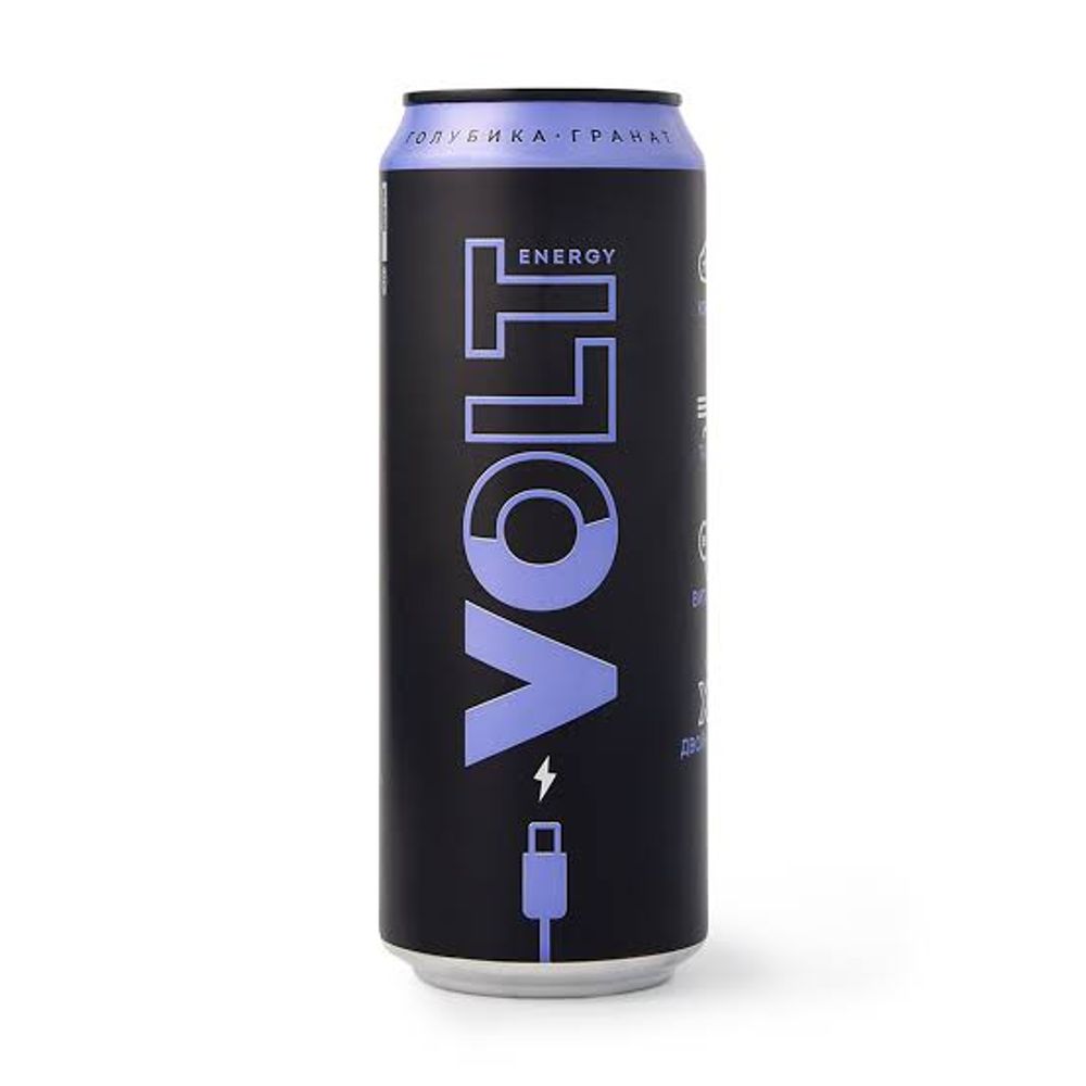 Напиток энергетический газир. "VOLT ENERGY" Оригинальный 0,45*24шт