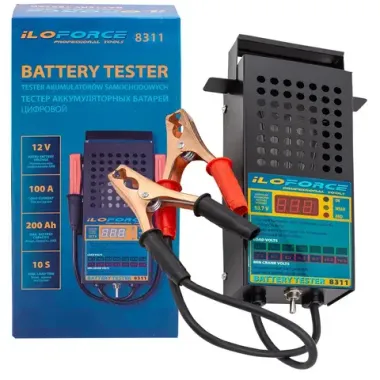 Тестер аккумуляторных батарей цифровой 12V, 100A, 200Ah ILOforce IF-8311
