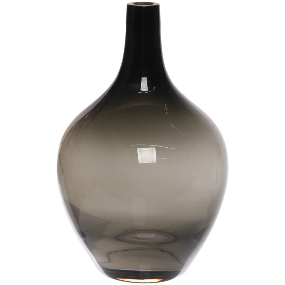 Ваза стеклянная «GREY GLASS» 18*28см