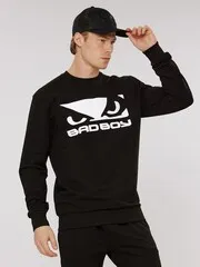 Свитшот мужской Bad Boy Energy черный/белый
