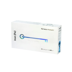 Greenflash Iron (Fe) Железо в хелатной форме, 30капсул
