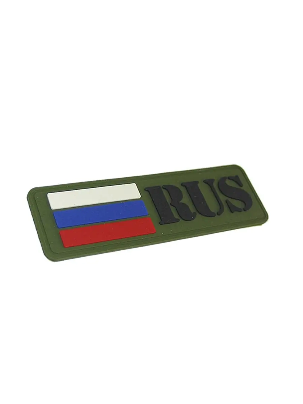 Шеврон на липучке RUS рус