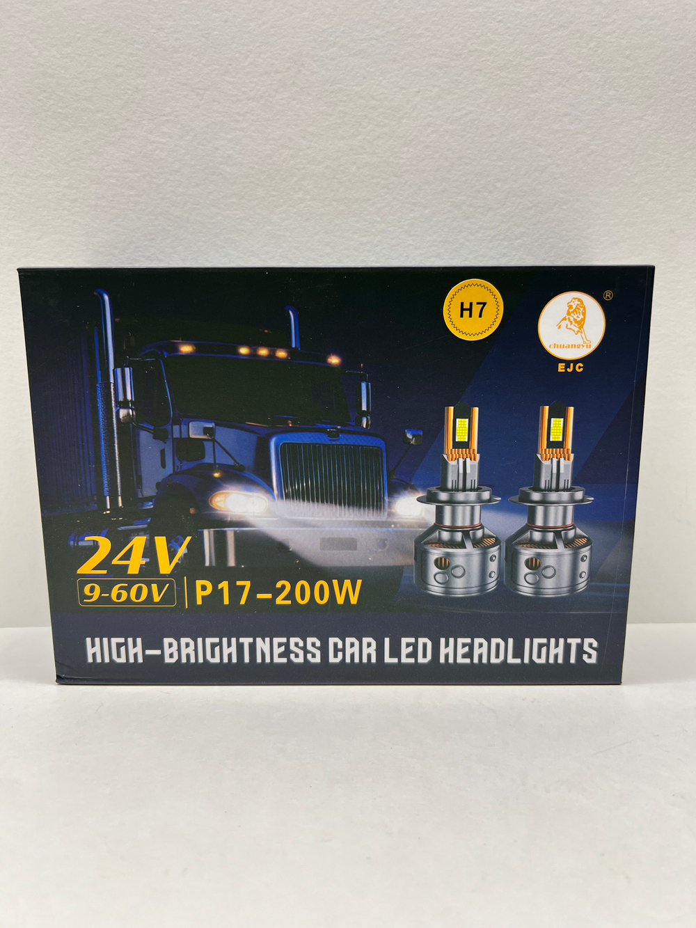 H7 / Автомобильные светодиодные лампы, H7, 200W, 12-60 вольт, LION LED P17, Лев Семнадцать, TG (2 шт. / комплект)
