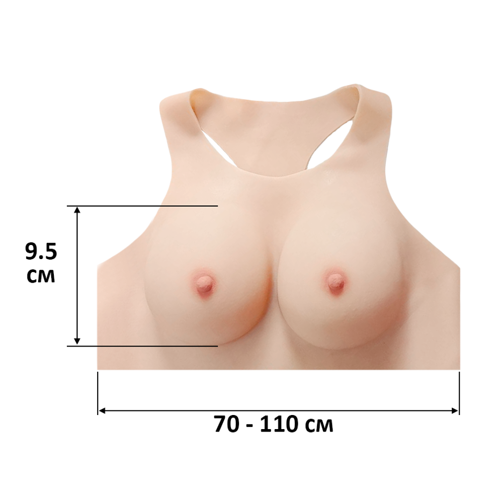 Имитатор груди Lovetoy с синтипоновым наполнением борцовка 3 размер
