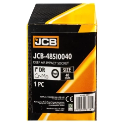 Головка ударная глубокая 40мм (6гр.), 1'' JCB JCB-48510040