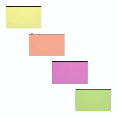Zip-пакет пластиковый Fizzy Neon, Card Size, Яркая расцветка (ErichKrause)