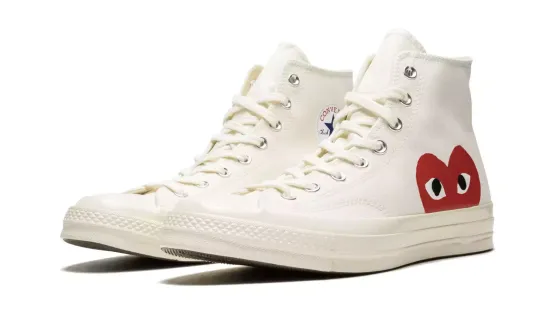 Кеды Converse Chuck 70 High "Comme des Garcons Play - White"