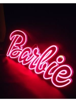Неоновая вывеска светильник Barbie