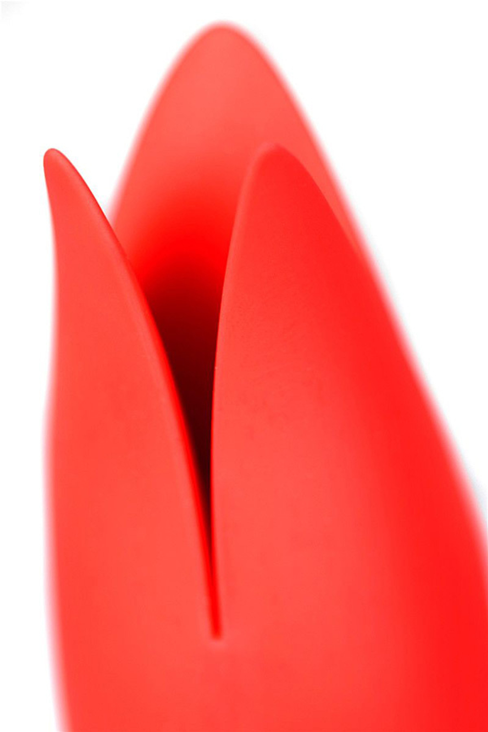 Красный вибратор 18,8см с лепестками Satisfyer Power Flower