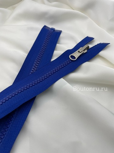 Молния тракторная синий (васильковый) с перекидным бегунком