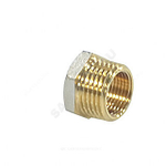 Футорка латунь никель Ду 40х20 (1 1/2"х3/4") НР/ВР 9024 ГОСТ 32585-2013 Aquasfera 9024-08