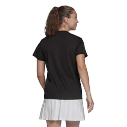 Женская теннисная футболка Adidas Padel Tee W - black