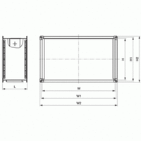 Фильтр воздушный FBRr-K 500x300