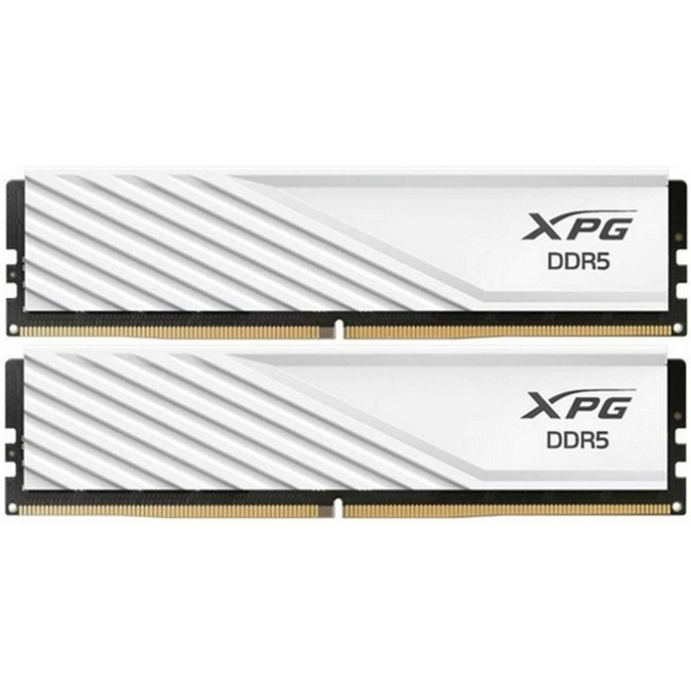 Оперативная память DIMM DDR5 32Gb, 5600Mhz, 2x16Gb, ADATA XPG Lancer Blade White (AX5U5600C4616G-DTLABWH)