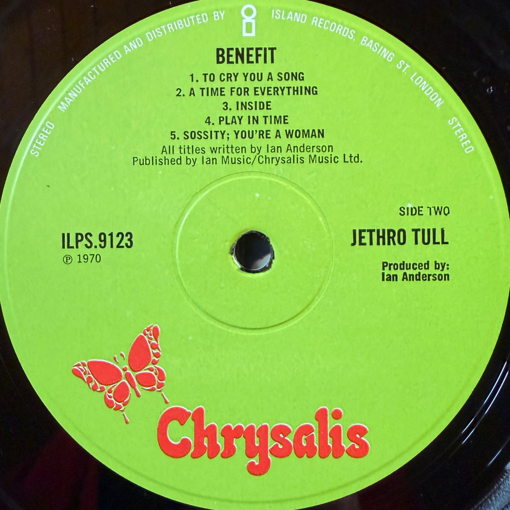 Jethro Tull – Benefit (Англия 1970г.)