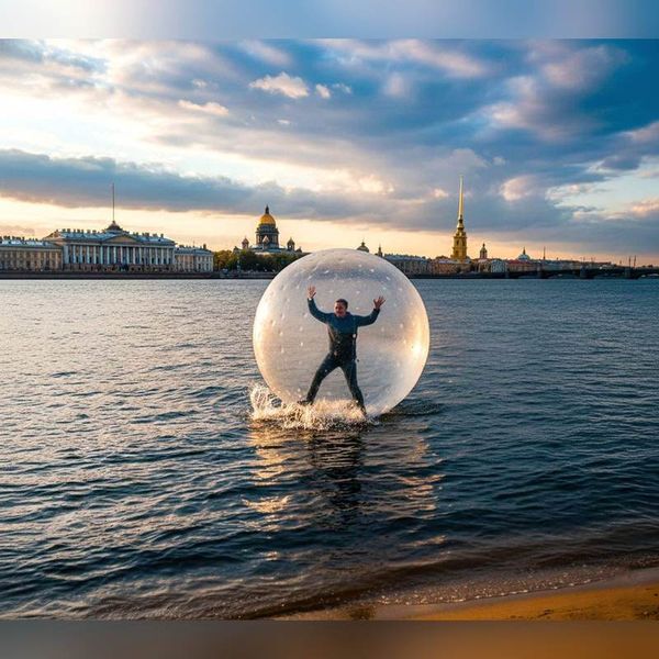 Аквазорб от производителя БатутМастер в Санкт-Петербурге — надежные водные шары для бизнеса и развлечений