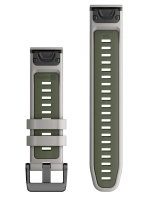 Ремешок Garmin QuickFit 26 мм силиконовый Fog Gray/Moss 010-13281-08