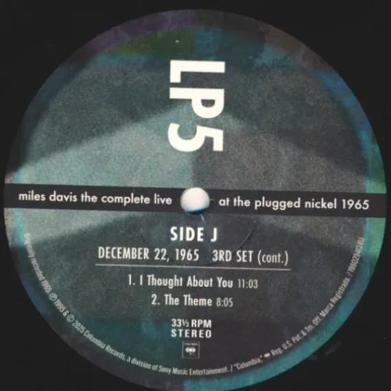 Miles Davis - The Complete Live At The Plugged Nickel 1965 (Box-set) - 10LP