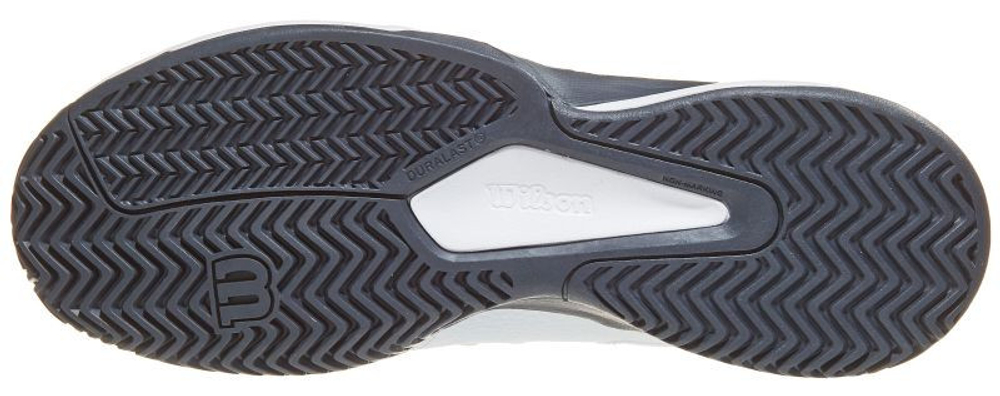 Мужские кроссовки теннисные Wilson Rush Comp LTR - белый
