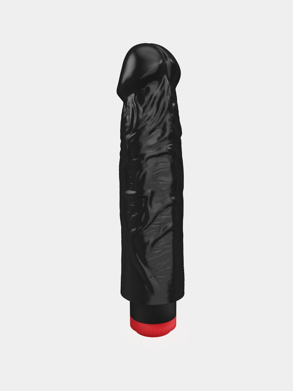 Вибратор-реалистик с крупными венками - 18,5 см.