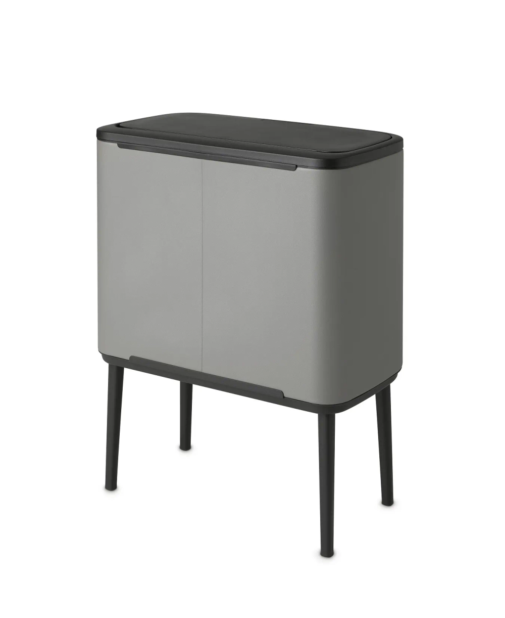Brabantia Bo Touch 11+23л мусорный контейнер для минерального бетона серый EAN 8710755127243