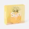 Ваза для цветов sun, 18 см, желтая